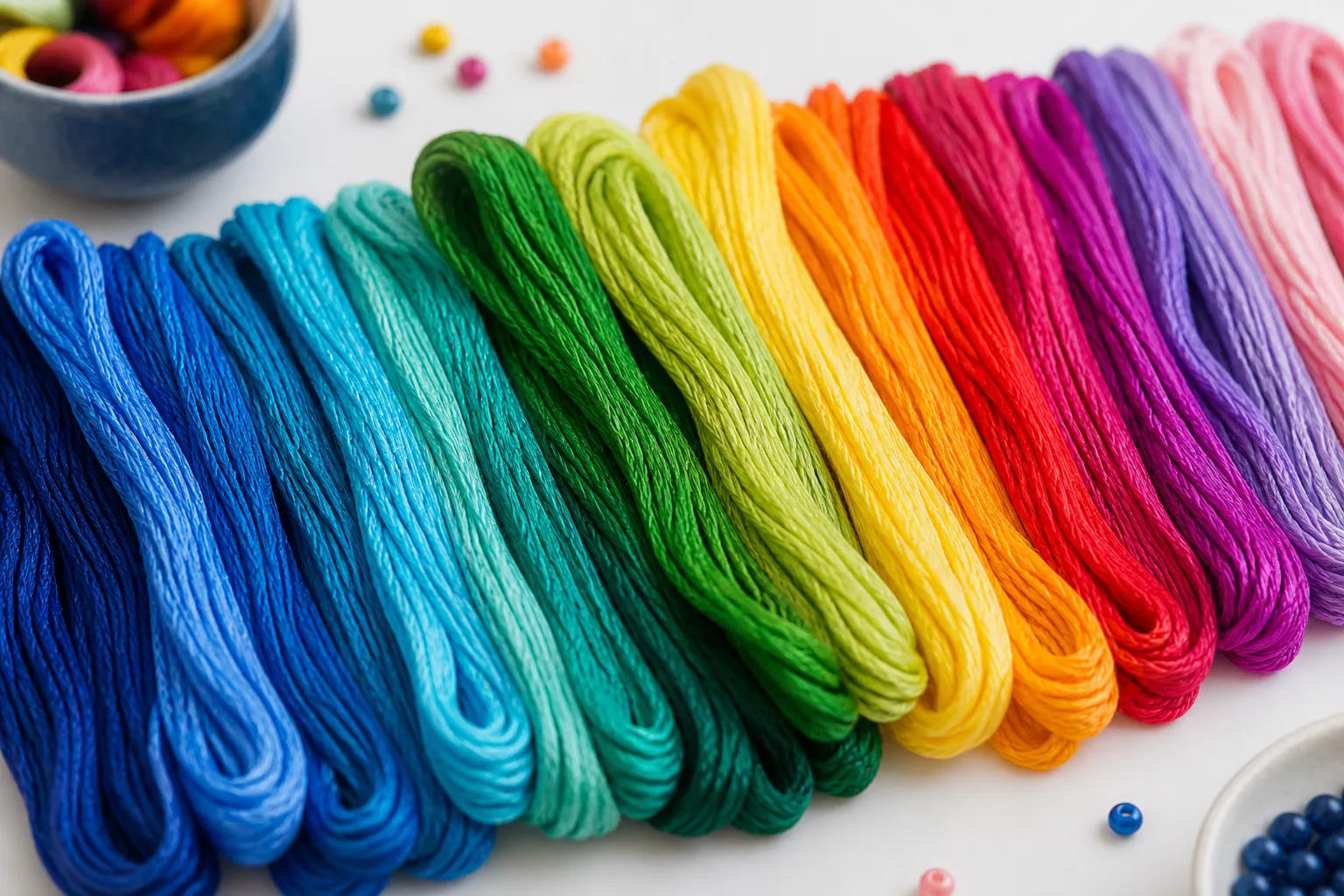 Embroidery thread colour swatches for brand-matched print production
